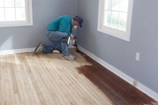 staining-wood-flooring