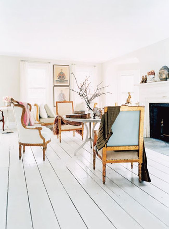 White Wood Floors to Brighten All Your Interior Spaces