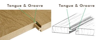 How to put down tongue and shop groove flooring